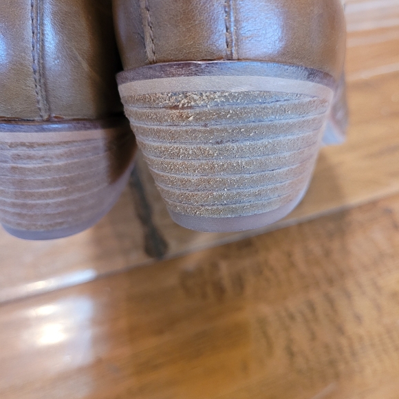 Frye & Co. Cut Out Brown Pointy Toe Booties Sz 8M - Picture 6 of 8